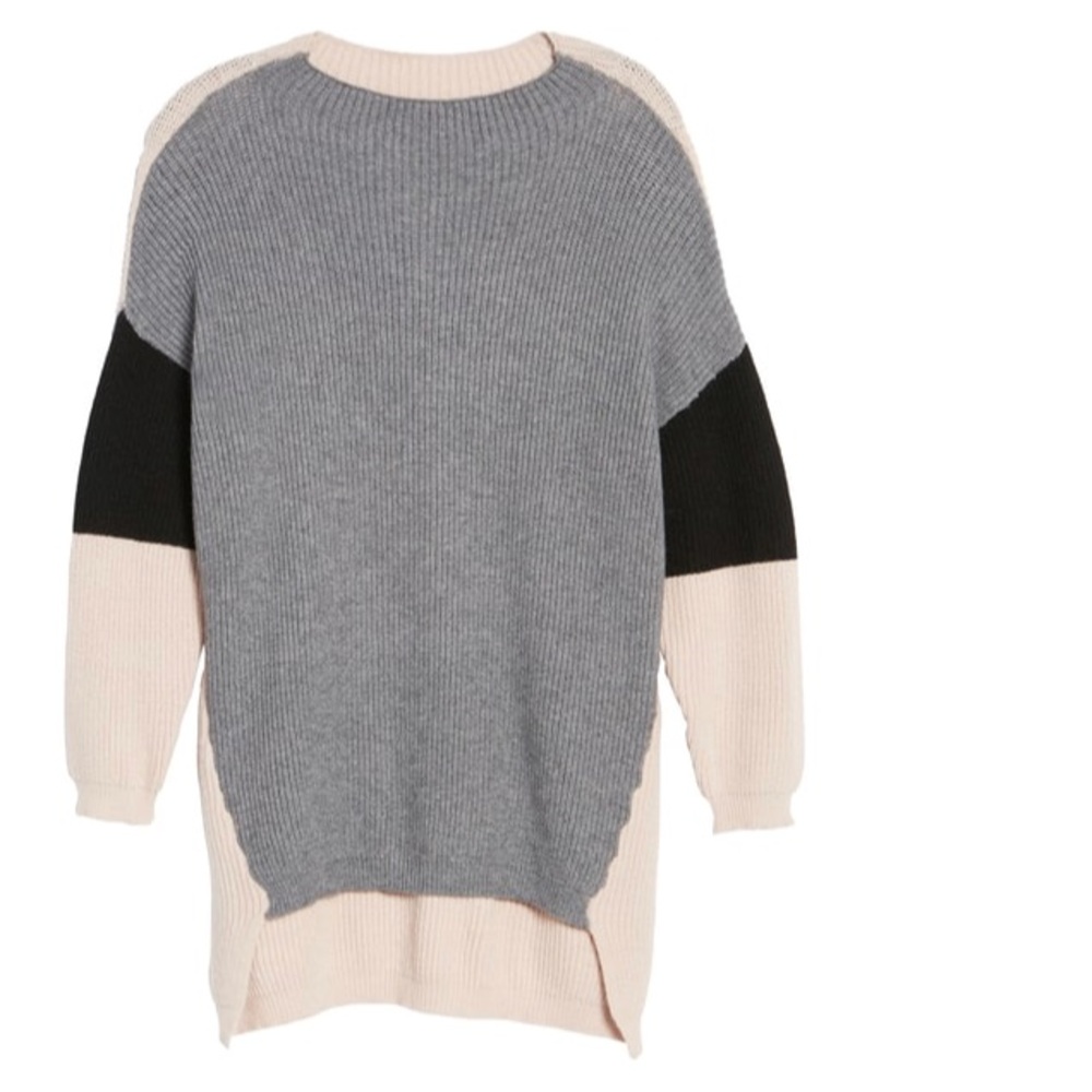 [debut] Colorblock Tunic Sweater - Picture 7 of 7